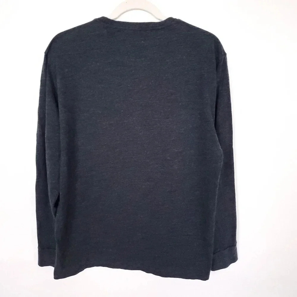 Polo Ralph Lauren Sweatshirt Men's Large Gray Custom Slim Fit Long Sleeve Phony - Picture 8 of 12